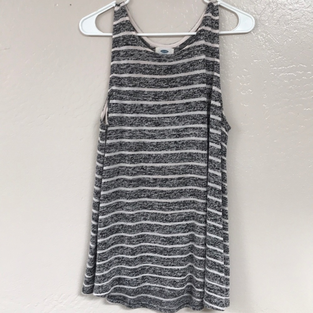 🌸 Brown Stripe Tank
